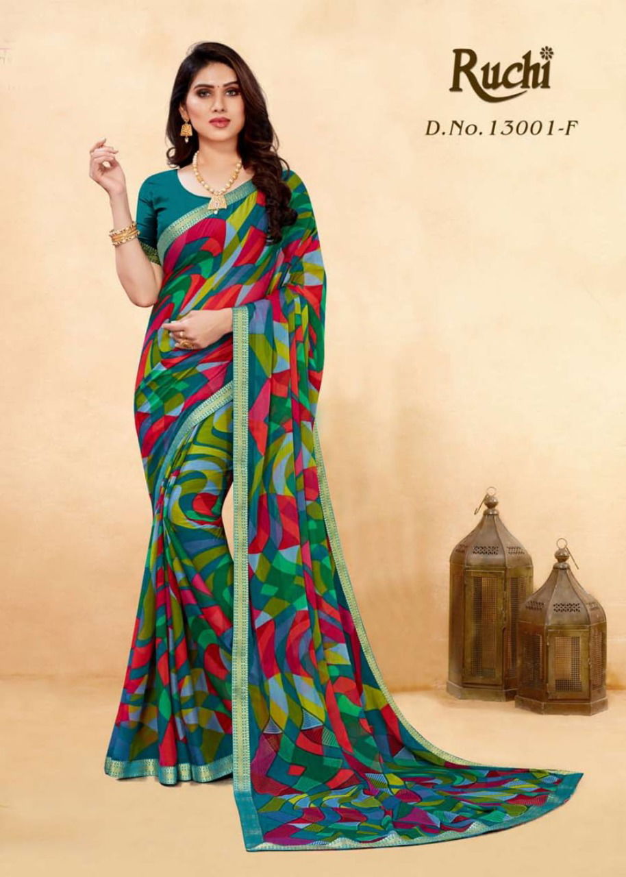 Ruchi Simayaa 8th Regular Wear Wholesale Printed Sarees Catalog